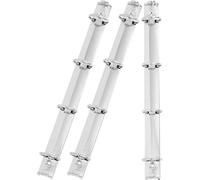 Didiseaon 3pcs Paper Spine Binding Clips Metal Clips for Hanging Sturdy Iron Construction Silver Colour for Binding Documents Daily Life Work Use by Office Staff and Teachers