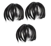 Didiseaon 3pcs Piece Hair Topper Thinning Hair Wiglets Pieces Clip-on Synthetic Volume