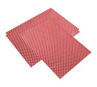 Didiseaon 3pcs Red Plaid Wrapping Paper Set 50x70cm Polka Dot Pattern for Wedding Birthday Christmas Presents Craft Tissue Paper