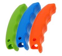 Didiseaon 3Pcs Silicone Grocery Bag Carrier Handles Labor Saving Shopping Bag Lifters for Elderly Arthritic Hands with Comfortable Grip for Supermarket Outdoor Home Use in Green