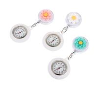 Didiseaon 3pcs Silicone Nurse Watch Retractable Watch Face for Women Nurse Gifts