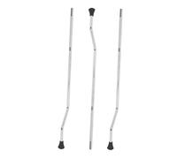 Didiseaon 3pcs Silver Metal Drum Legs Replacement Anti-slip Floor Tom Support for Drum Kits Percussion Accessories Compatible with Types