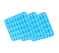 Didiseaon 3pcs Skull Silicone Molds Non-Stick Baking Tray for Halloween Candy Chocolate Ice Cubes Cookies DIY Crafting with Intricate Detailing and Easy Demolding