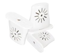 Didiseaon 3pcs Ukulele Plastic Sound Hole Humidifier for Soprano Ukulele Guitar Moisture Control Accessory to Prevent Panel Cracking White Moisturizer for Instrument Protection