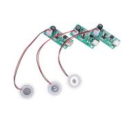 Didiseaon 3pcs USB Mini Humidifier Atomization Modules with Ultrasonic Mist Maker Disc, Compact Plastic Electronic Components for Plants and Aromatherapy Devices, for Creative Projects