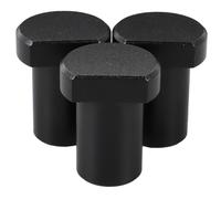 Didiseaon 3pcs Workbench Short Pegs Aluminum Alloy Bench Dogs for Woodworking Clamping Planing Stopper Desk and Table Hold-Downs for Routing Cutting Sanding