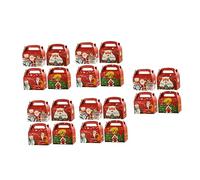 Didiseaon 3sets Candy Bags Christmas Elements Paper Material Candy Case for Xmas Surprise 20pcs*3