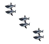 Didiseaon 3sets Inflatable Shark Cartoon Pool Float for Outdoor Fun Lightweight Animal for Pool Parties and Beach Themes Durable Design for 2pcs*3