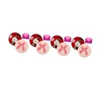 Didiseaon 4 Boxes Preserved Decoration Interior Decor Paper Bouquet Bag Artificial Flowers Faux Paper Decorations Centerpieces Upholstery Trim Soap Red