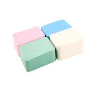 Didiseaon 4 Large Diamond Powder Puff Natural Sponge Makeup Puff for Blush Foundation and Concealer