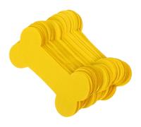 Didiseaon 4 Packs Yellow Bone Shaped Pet Tribute Paper for Spirit Offerings and Mourning Rituals Traditional for Dog Memorials and Ancestral Remembrance