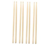 Didiseaon 4 Pairs Maple Wood Drumsticks of Quality Drum Sticks with Tip for Sound for Jazz Practice and All Drum Types Smooth Grip