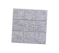 Didiseaon 4 Pcs Light Grey Felt Message Boards DIY Wall Mounted Photo Display Boards for Bedroom Classroom Kindergarten with Self Adhesive Backing