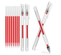 Didiseaon 4 Pcs Multi-functional Brow Mapping Pens with Replacement Refills Smooth Ink Eyebrow Tattoo Marking Tools for Precise Microblading and Skin Design