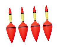 Didiseaon 4 Pcs Plastic Sea Fishing Float Buoy Belly Bobber Sensitive Bite Indicator for Sea Anglers Prevents Line Tangle and Bait Damage Essential Fishing Tackle Accessory