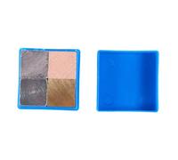 Didiseaon 4 Pieces Density Teaching Instruments Density Cubes Density Density Block Density Copper Cube Block Mass Density Volume Polished Density Cube Density Aluminum Cube Iron