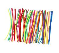 Didiseaon 400pcs Twistable Wool Tops Sticks DIY Craft Kit Bendable Polyester Rods for Kindergarten Craft Colorful Handmade Art Supplies for Creativity and Imagination