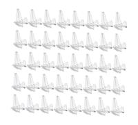 Didiseaon 40pcs Acrylic Guitar Pick Display Rack Triangular Stand for Stable Storage and Showcase Transparent Holder for Guitar Picks and Items Clear Design Matching Various Styles