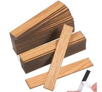 Didiseaon 40pcs Dollhouse Flooring Models 1:12 Scale Floor Boards Mini House Rectangular Tiles Mini Wooden Floor Boards for Dollhouse Decorations Accessories