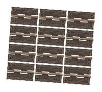 Didiseaon 40pcs Retro Iron Mini Hinges for Jewelry Box Wooden Box Chest Vintage Decorative Hollow Carved Connectors with Screws and Easy to Install