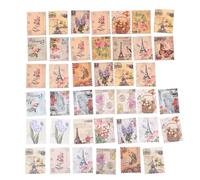 Didiseaon 40Pcs Retro Style Plywood Stamp Buttons for Crafts DIY Decorative Sewing Smooth Burr Design Classic Colors for Clothes Scrapbooking Knitting and Card Making