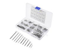 Didiseaon 420pcs Stainless Steel 304 Cotter Pin and Split Fastener Clip Assortment Kit M1 M2 M2.5 M3 for Industrial and Automotive Use