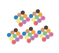 Didiseaon 45pcs Montessori Fraction Puzzle Math Tiles Fraction Circles Math Manipulatives Discs Tiles Demonstration Teaching Strips Time Eva