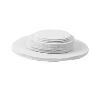 Didiseaon 48PCS Round Felt Pot Pads Non Slip Table Placemats and Coasters Protective Soft Absorbent Mats for Dining Table Marble Wood Surface Kitchen Use