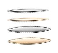 Didiseaon 4pc Hair Pin Hair Clip Barrettes Retro Curved Brushed Metal Hairpins Mixed Colour Gold Silver Large Small for Women Girls Fashion