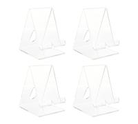 Didiseaon 4pcs Acrylic Mobile Phone Holder Cellphone Stand Lightweight Display Rack for Desk Use, for Showcasing Phones in Shops Or Homes