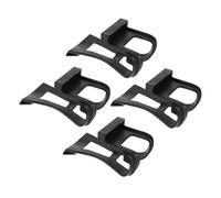 Didiseaon 4PCS Adjustable Bicycle Pedal Toe Clips Cage for Exercise Bikes Fixed Cycling Foot Straps Fit for Road and Mountain Bikes Anti-slip Outdoor Riding Accessories