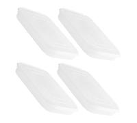 Didiseaon 4pcs Airtight Bacon Keeper for Fridge Food Storage Container Set Fridge Storage Container Airtight Dry Food Bacon for