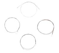 Didiseaon 4pcs Alloy Strings Set for Chin Instrument, User-friendly Design and Easy to Replace, Practical Musical Instrument Accessories for Folk and World Music