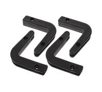 Didiseaon 4pcs Barbell Holder Wall Mount Dumbbell Rod Storage Stand PP Material Heavy Duty Barbell Hanger Rack for Home Gym Equipment with Easy Installation and Stable Support