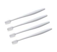 Didiseaon 4Pcs Bristle Toothbrush Soft Hair Bleeding Toothbrushes for Adults Ergonomic Design Stain Removal for Sensitive Teeth Grey and Blue Random Color