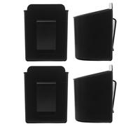 Didiseaon 4pcs Car Seat Back Cup Holder for Suv Backseat and Car Door, Black Plastic Clip-on Beverage and Snack Organizer for Water Bottles, Coffee Cups, and Soda Cans