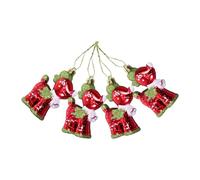 Didiseaon 4pcs Christmas Tree Deer Hanging Ornaments Electroplated Xmas Decorations with Delicate Craftsmanship Festive Red and Green Deer Pendants for Holiday Tree and Party Supplies