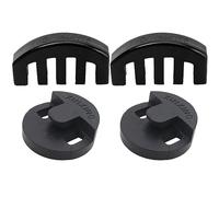 Didiseaon 4pcs Claw and Round Violin Mutes Set Rubber Violin Practice Mutes Music Instrument Accessories Viola Cello Silent Playing