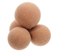 Didiseaon 4pcs Cork Massage Balls Deep Tissue Therapy Trigger Point Massage Roller for Muscle Relaxation and Relief Suitable for Hands Feet Core Yoga Fitness