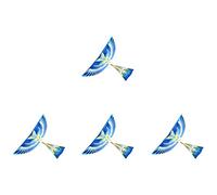 Didiseaon 4pcs DIY Rubber Band Powered Ornithopter Birds Models Kit Fun Flying for Enhance Coordination Critical Thinking for Parent Bonding Activities