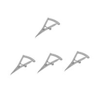 Didiseaon 4pcs Double Eyelid Measuring Ruler Eyelid Surgery Tool Stainless Steel Metal Gauge