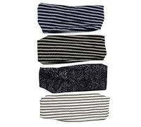 Didiseaon 4pcs Elastic Hair Bands for Women, Wide Washable Cloth Headbands, Stretchy Yoga Headwear Accessories Suitable for Running and Yoga