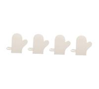 Didiseaon 4pcs Exfoliating Mitt for Dead Skin Removal Tanning Glove Felt Bathing Sauna Glove Heat Protecting Mitt