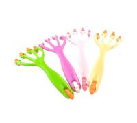 Didiseaon 4pcs Four Claws Rolling Massager Acupuncture Point Massager Enhance Skin Feel Abs Material for Taking Shower and Working in The Office Random Color