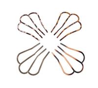 Didiseaon 4pcs Hair Bun Maker U-shaped Plastic Hair Comb for Styling Classic French Vintage Style for Weddings Events Festivals