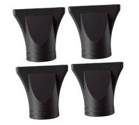 Didiseaon 4pcs High Temperature Duck Mouth Wind Mouth Blow Dryer Diffuser Hair Dryer Attachment Narrow Concentrator Nozzle Hot Air Nozzles Concentrator Black Nylon