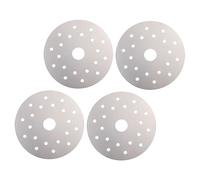 Didiseaon 4pcs Induction Cooker Adapter Plate Set Heat Conducting Fin Cookware Diameter Food Grade Stainless Steel Home Cookware for Efficient Heat Transfer