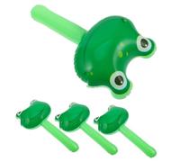 Didiseaon 4pcs Inflatable Animal Mallet with Sound Cartoon Blow-up Hammer for Birthday Party Interactive Hand-eye Coordination and Group Play Home Decoration Supplies