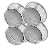 Didiseaon 4Pcs Mesh Desktop Paper Clip Holders Organiser Baskets for Office Storage Wear Resistant Binder Clip Containers Suitable for Home School Desk Accessories