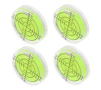 Didiseaon 4pcs Mini Bubble Level Portable High Precision Spirit Levels for Tripod Camera Telescope Turntable Camper Use Compact Measuring Tool